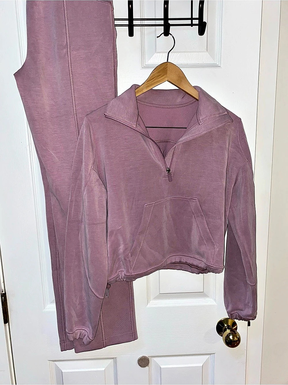lululemon Soft Stream sweat set size 2/4